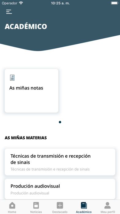 Universidade de Vigo Screenshot
