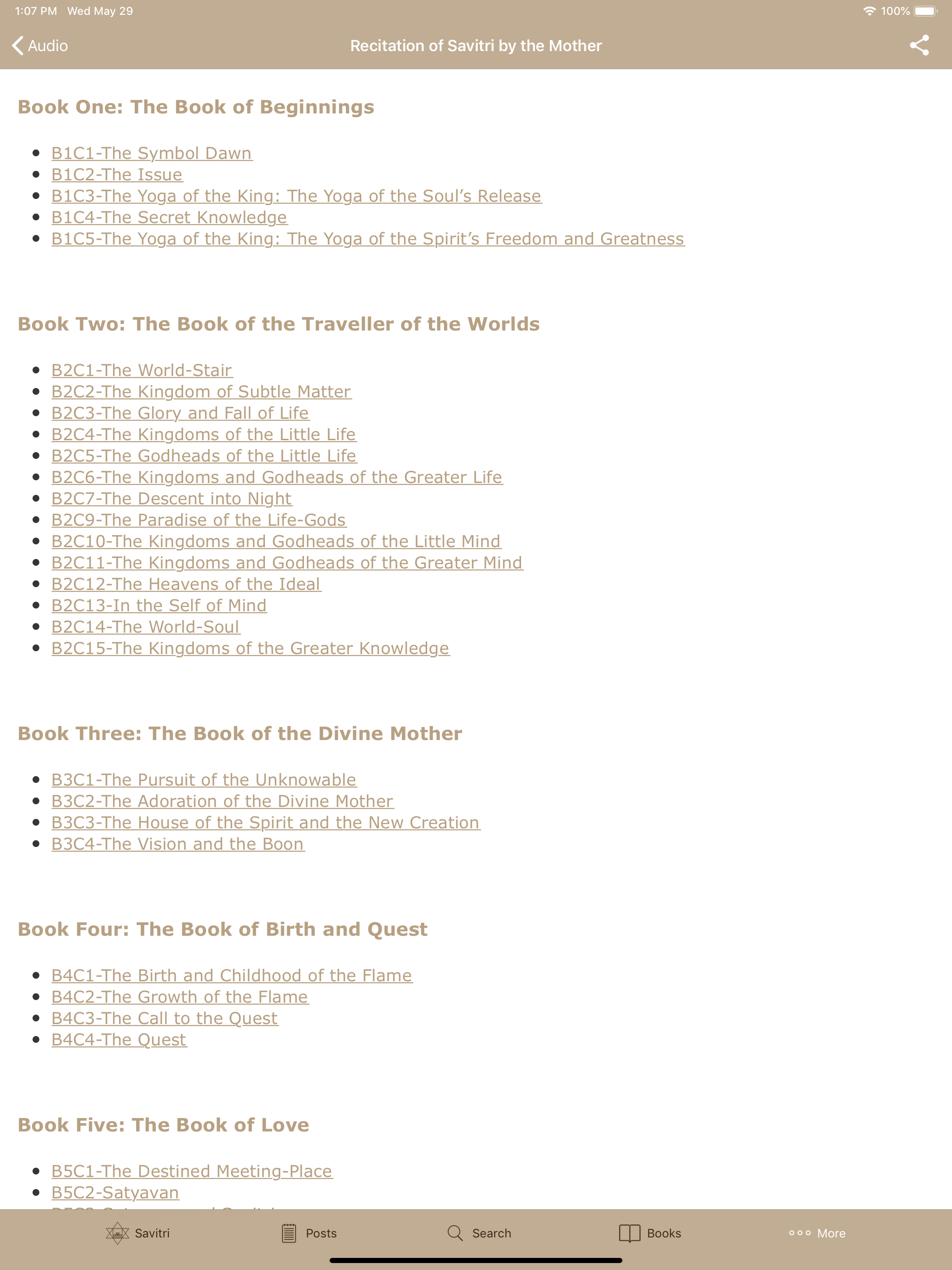 Savitri by Sri Aurobindo