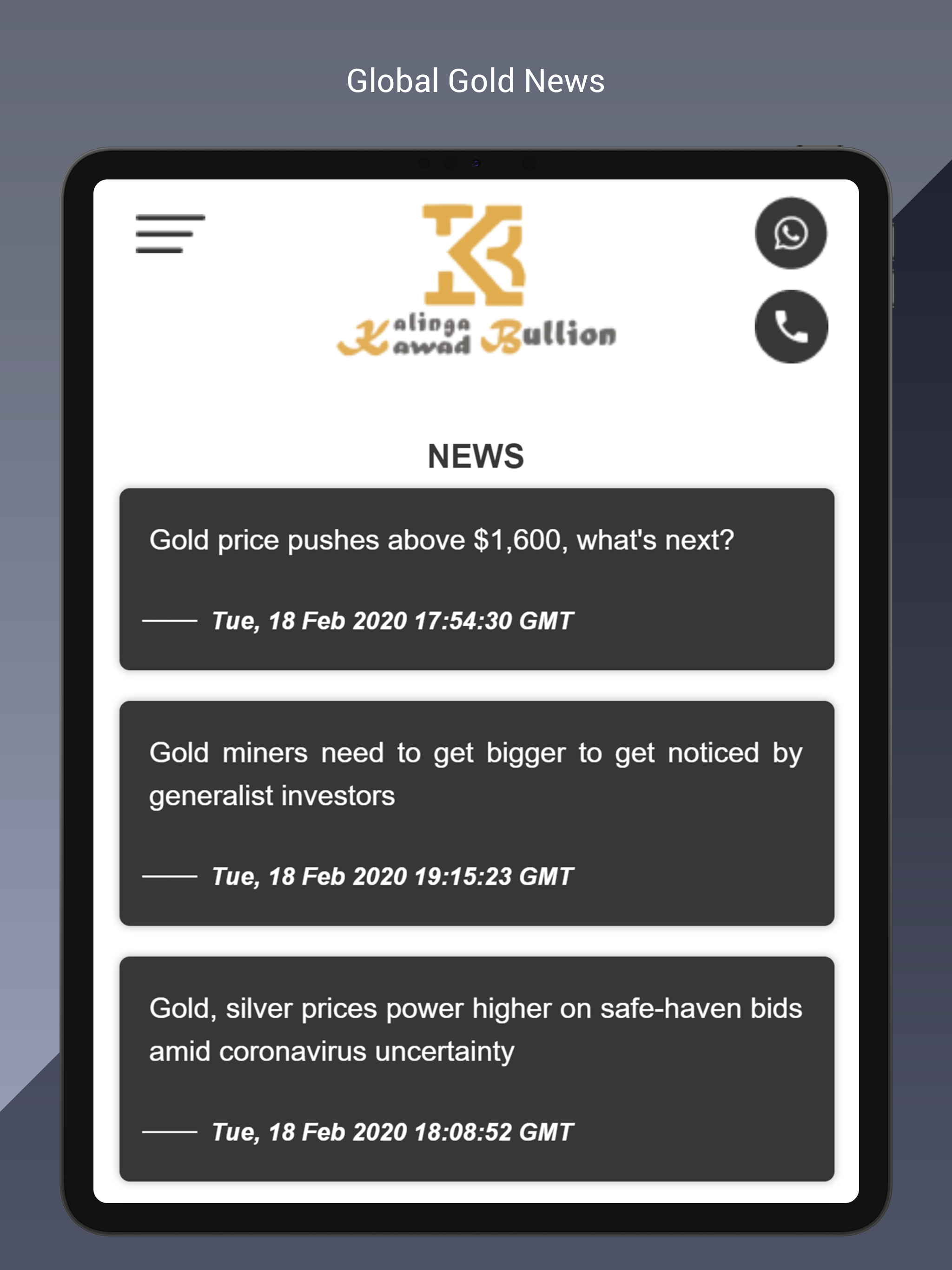Kalinga Kawad Bullion