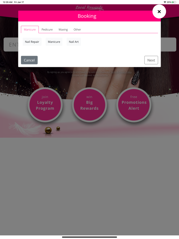 Local Rewards Me iPad screenshot 5 - Business app