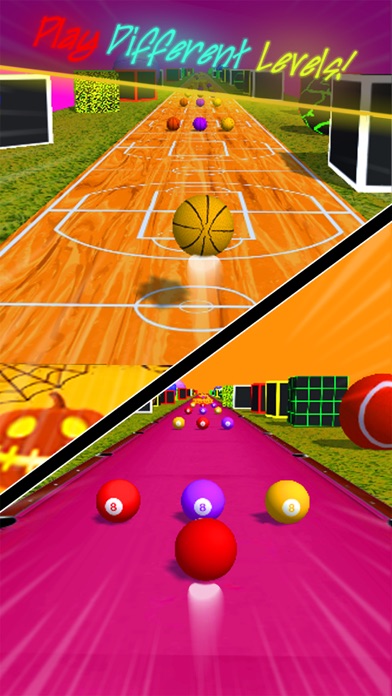 Screenshot #3 pour Cricket Ball Rainbow Color
