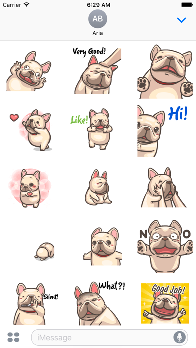 Screenshot #2 pour Animated Funny French Bulldog