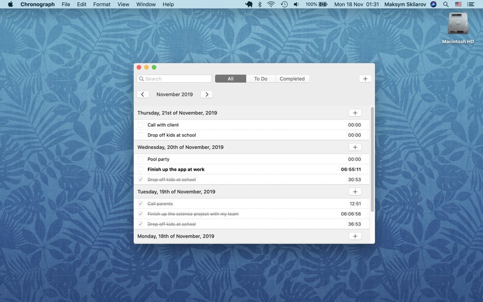 #3. Chronograph - My Productivity (macOS) 由: App Dev Academy Ltd.