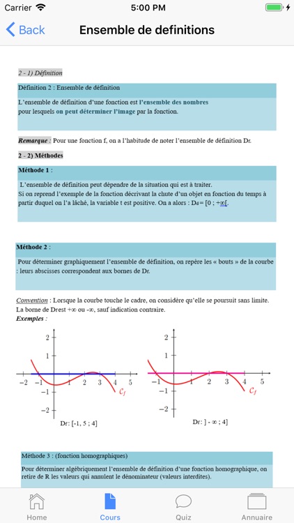 Maths Seconde ES