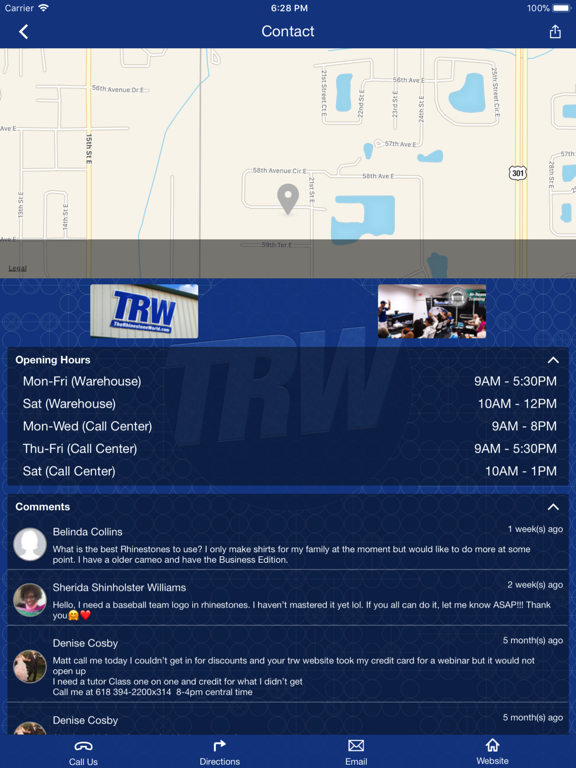 The Rhinestone World iPad screenshot 5 - Business app