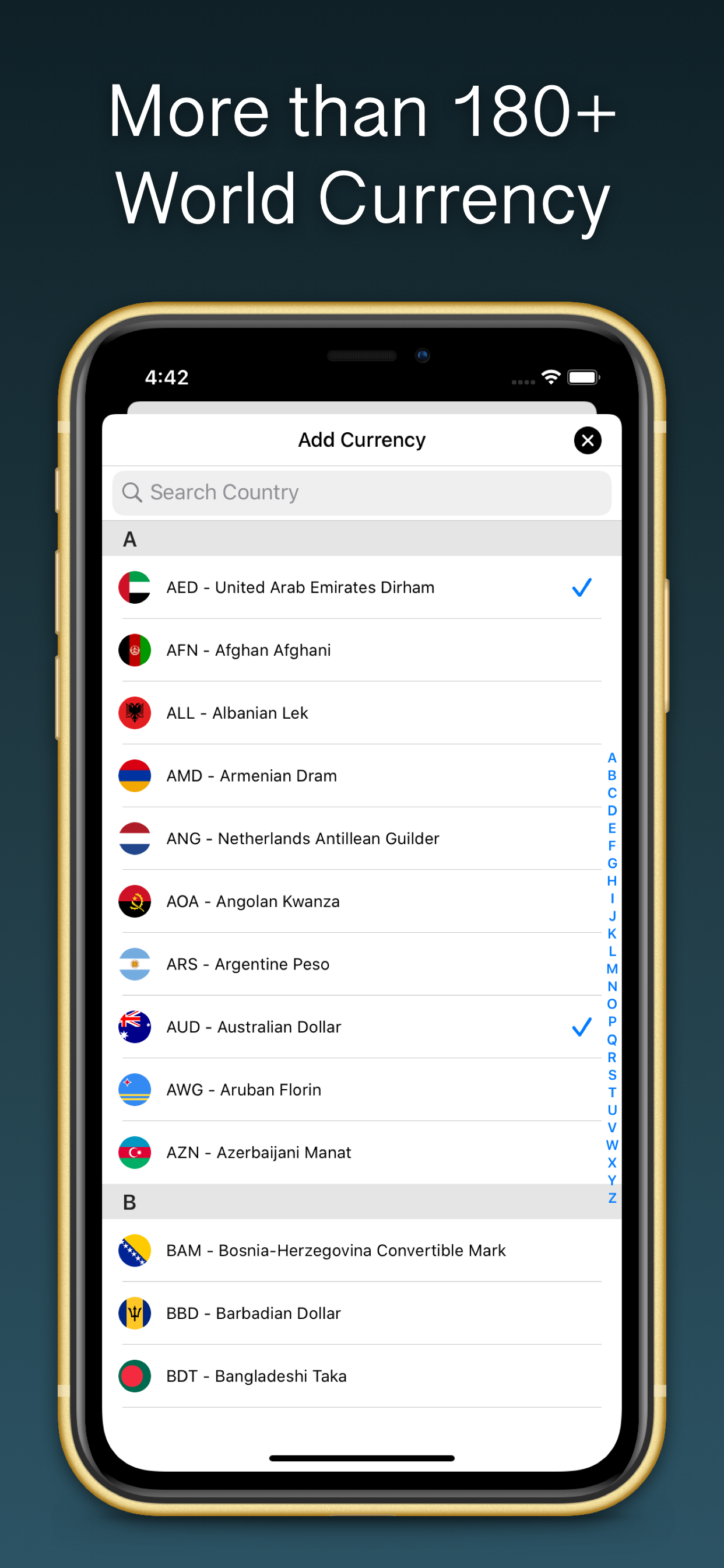 Currency Converter & Live Rate