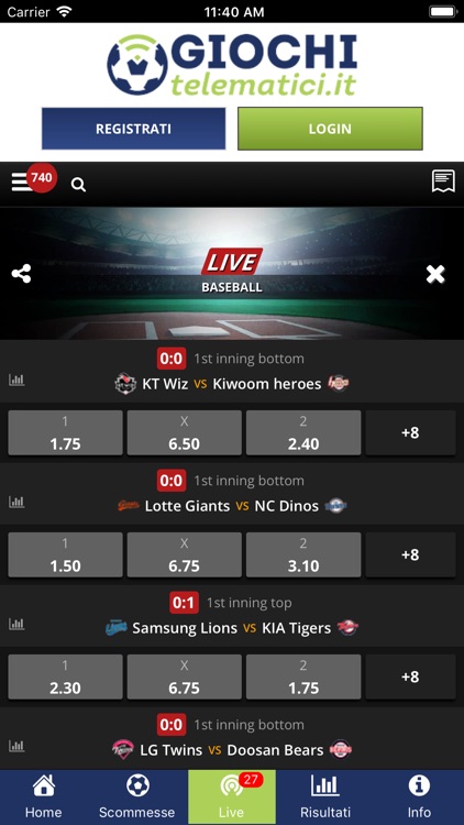 Giochitelematici Scommesse