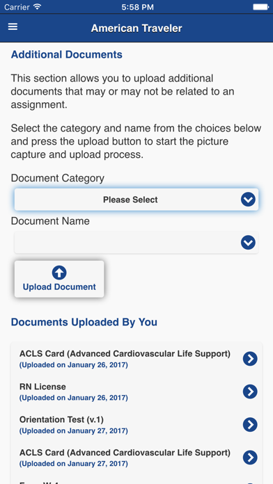 American Traveler Screenshot