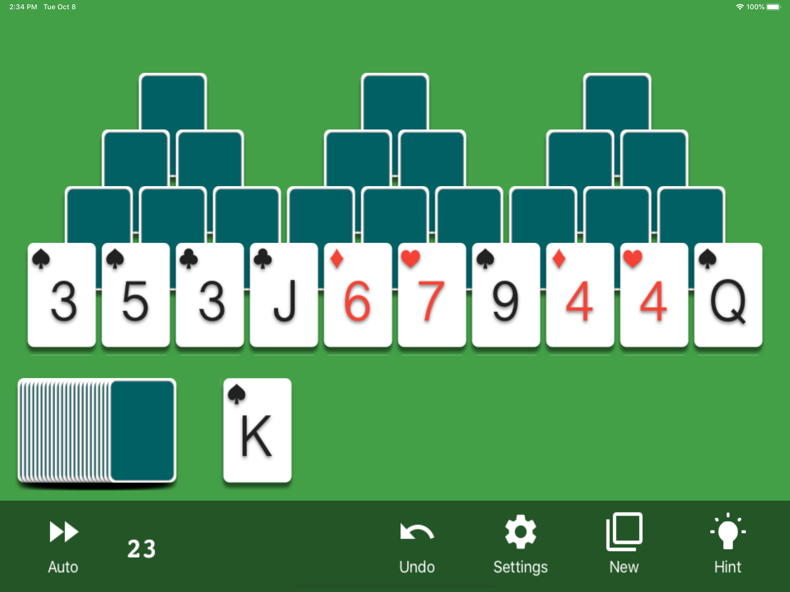 Tripeaks Solitaire(Card Game) screenshot 4