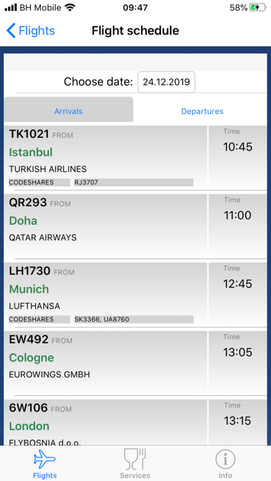 Screenshot #3 pour Sarajevo International Airport