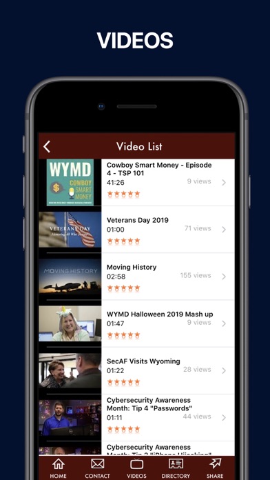 Wyoming Military Department Screenshot