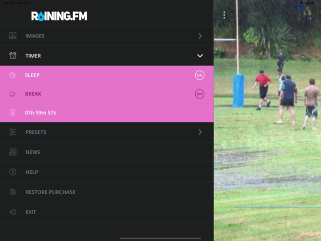 ‎Raining.fm Official App Screenshot