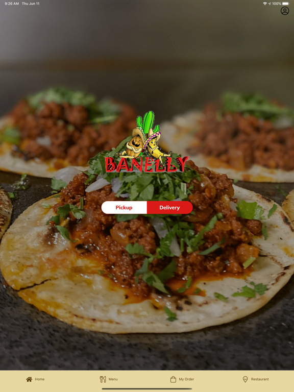 Banelly Taqueria iPad screenshot 1 - Food & Drink app
