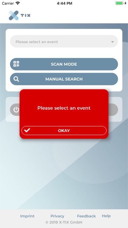 X-TIX Ticket Scanner
