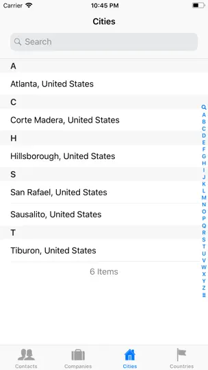 Captura de pantalla de Contacts XT: Contactos en iPhone 5
