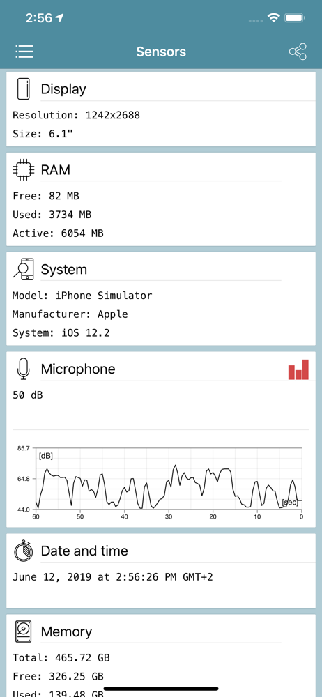 Sensors Toolbox screenshot 2