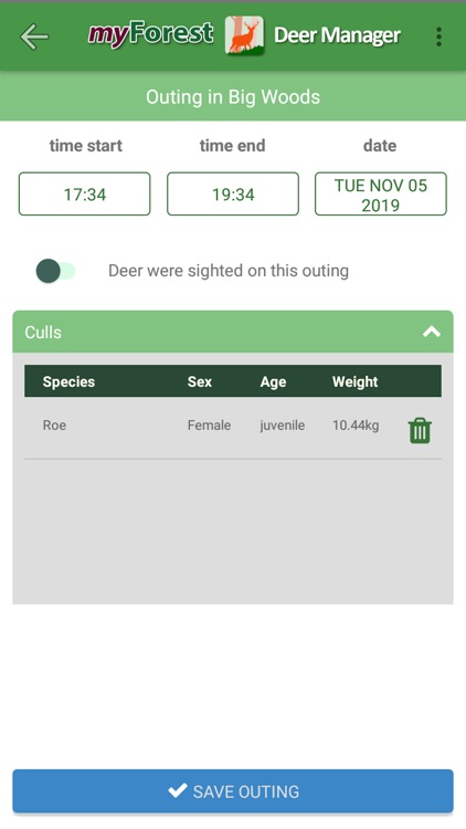 myForest Deer Manager