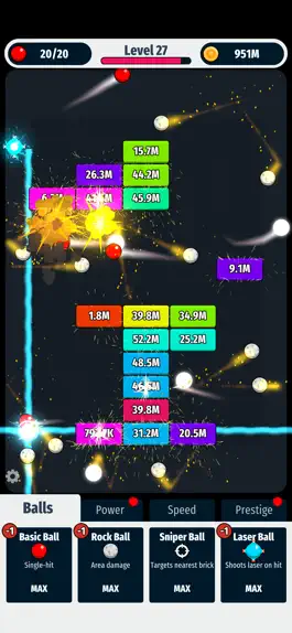 Game screenshot Idle Brick Shooter apk