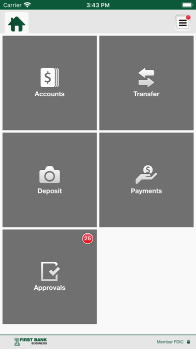 First Bank Mobile Business Screenshot