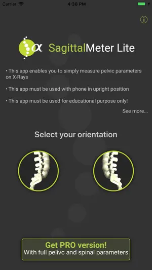 SagittalMeter Lite screenshot 1