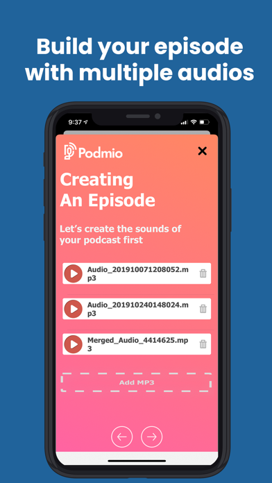 Podmio Screenshot