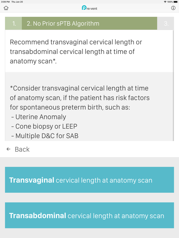 Pre-vent iPad screenshot 7 - Medical app