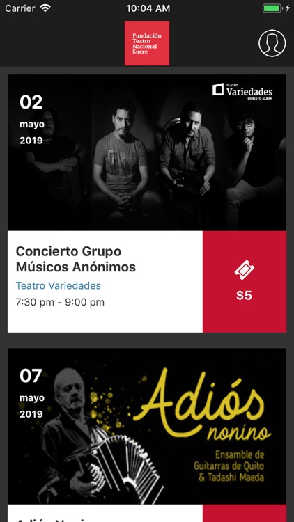 Tickets Teatro Sucre