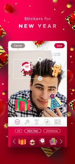 Game screenshot New Year & Christmas Editor mod apk