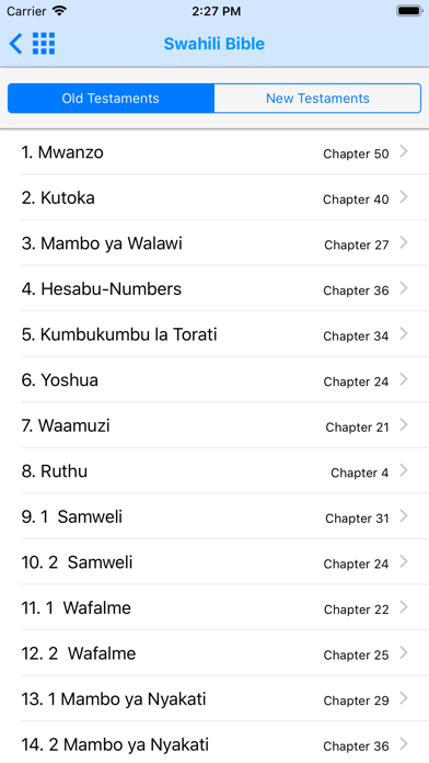Swahili Bible Offline Screenshot