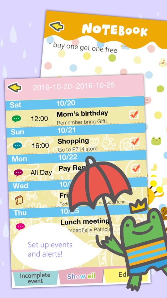 #3. P714星球Calendar (iOS) 由: Webi & Neti Internet Services Inc.