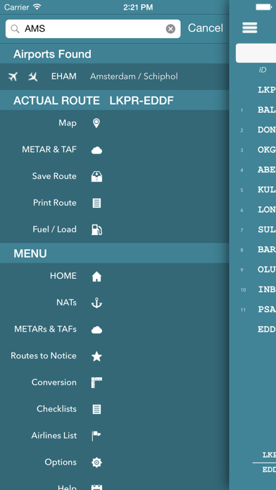 Airline Route Finder Screenshot 2