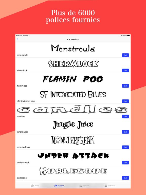 Screenshot #5 pour Fonty - install any font