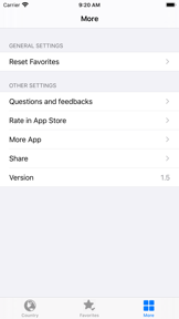 Dialing Code screenshot