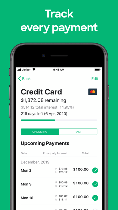 Debt Snowball - Payoff Planner Screenshot