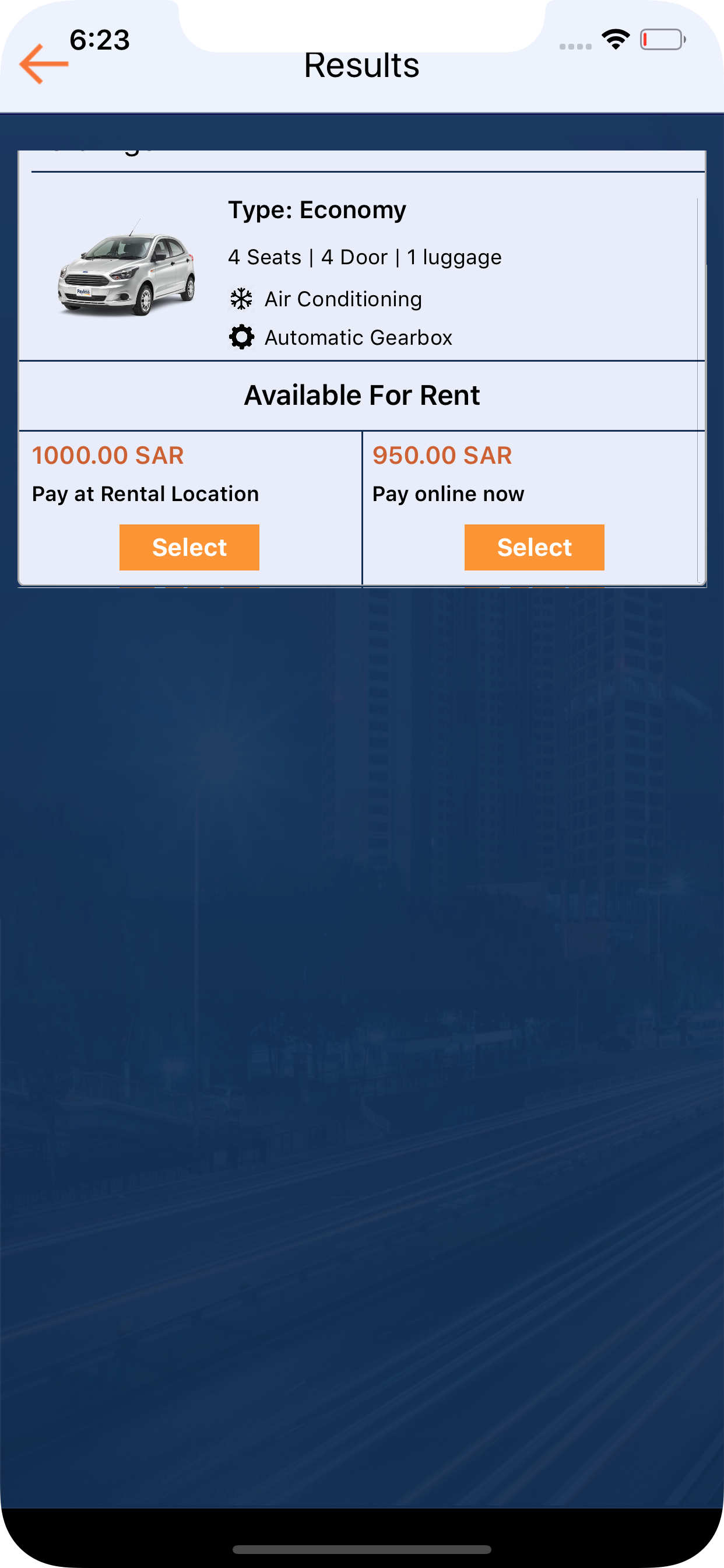 Payless Car Rental screenshot 5