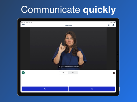 Screenshot #4 pour MedAccess with ASL & Text