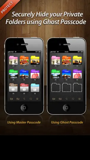 Captura de pantalla de Secret Photo+Folder en iPhone 1