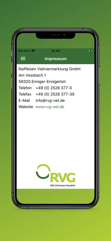 RVG Preisinfo