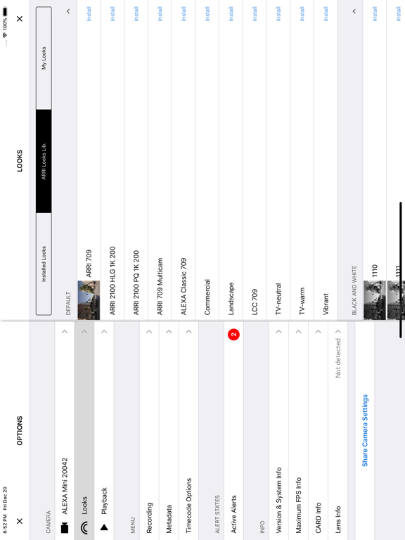 Screenshot #6 pour CineControl Multicam for ARRI