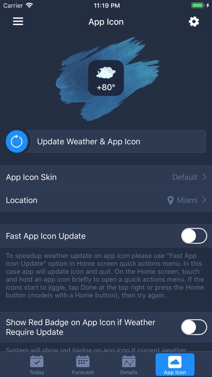 Weather on Icon screenshot-4