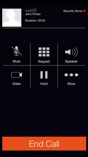 Скриншот Zoiper Lite Voip Soft Phone на iPhone 4