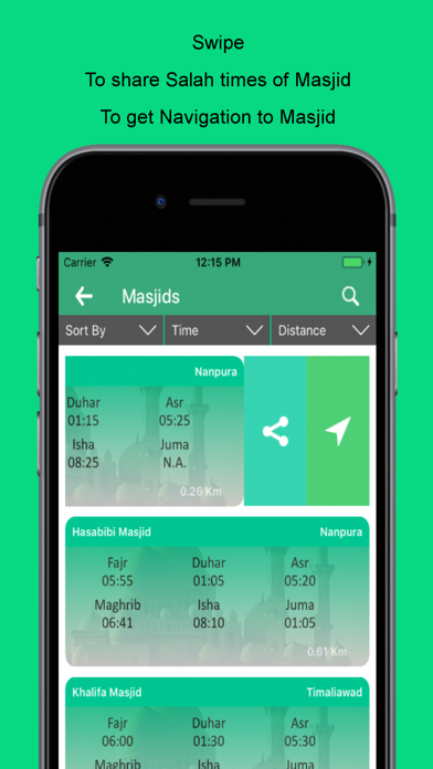 Screenshot #2 pour Salah Nearby (Masjids & Salah)