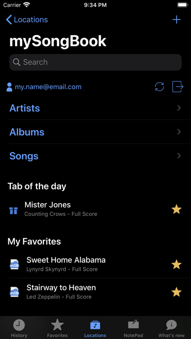 Guitar Pro iPhone app afbeelding 1