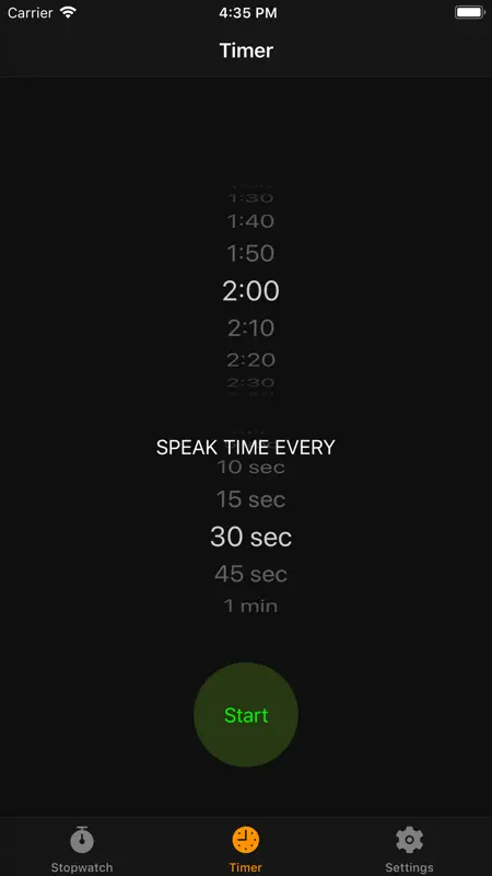 Plank Stopwatch Timer screenshot 2 of 4