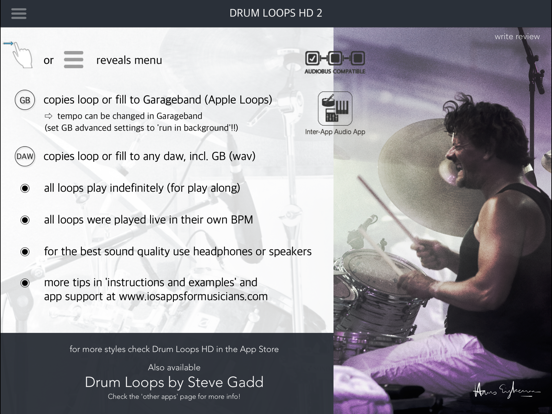 Screenshot #4 pour Drum Loops HD 2