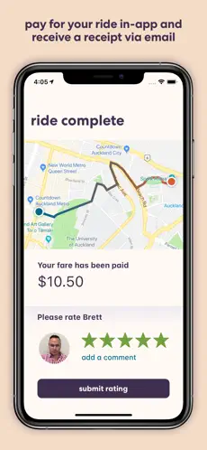 Captura de Pantalla 5 Zoomy: NZ’s rideshare app iphone