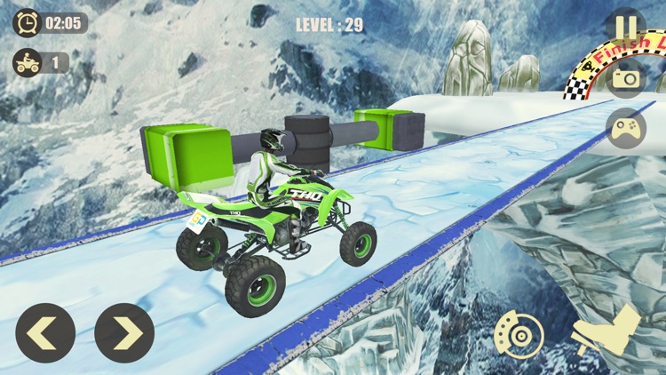 ATV Quad Bike: Mountain Stunts screenshot-5