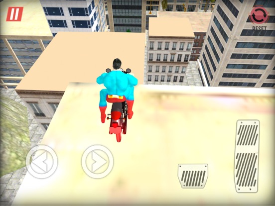 Super Hero Bike Mega Ramp iPad screenshot 8 - Games app