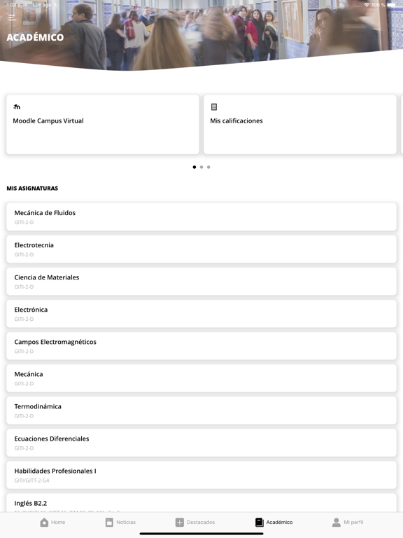 UCOMILLAS Pontificia Comillas iPad screenshot 6 - Education app