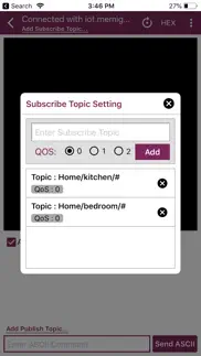 mqtt terminal pro iphone screenshot 4